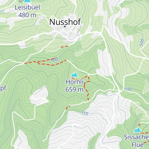 Map of Hörnli