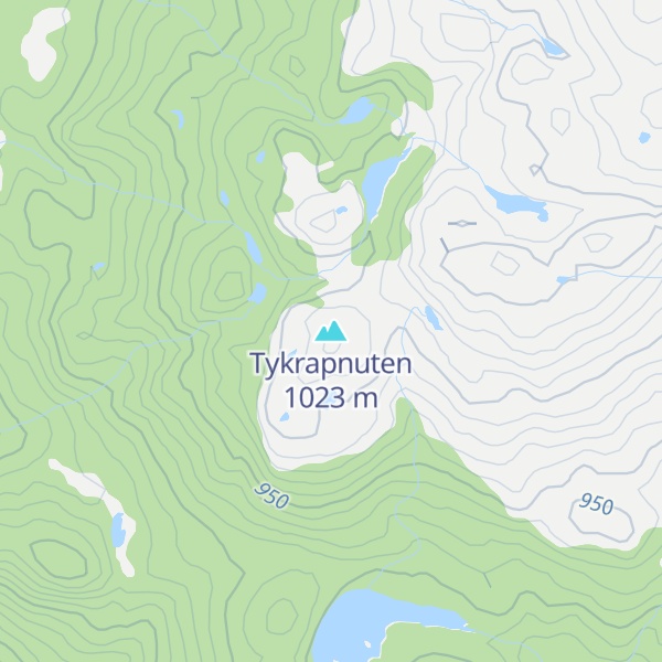 Map of Tykrapnuten