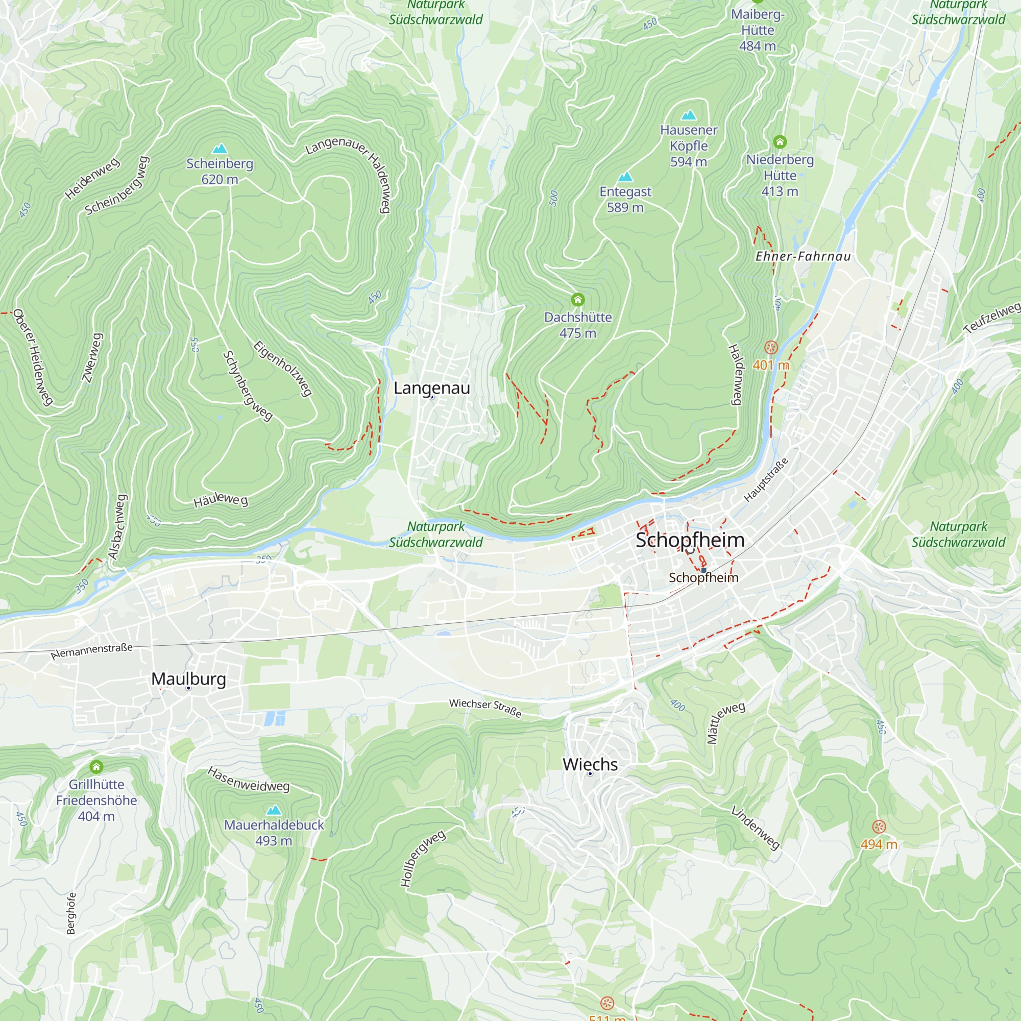 Baierhütte map