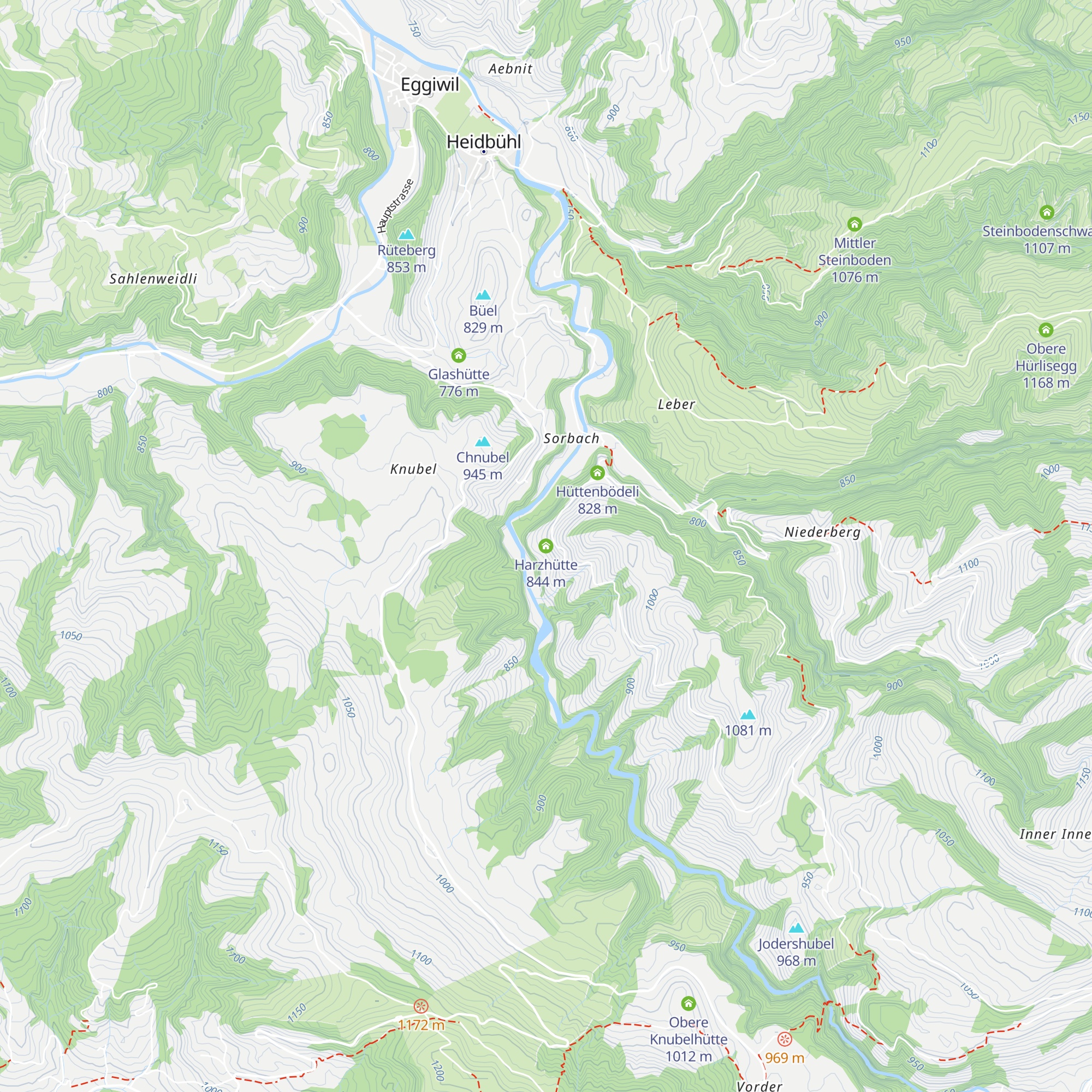 Harzhütte map