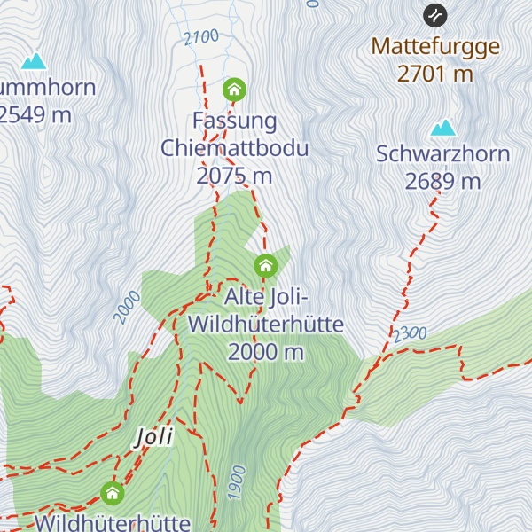 Map of Alte Joli-Wildhüterhütte