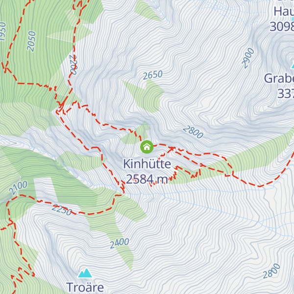 Map of Kinhütte