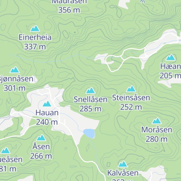 Map of Snellåsen
