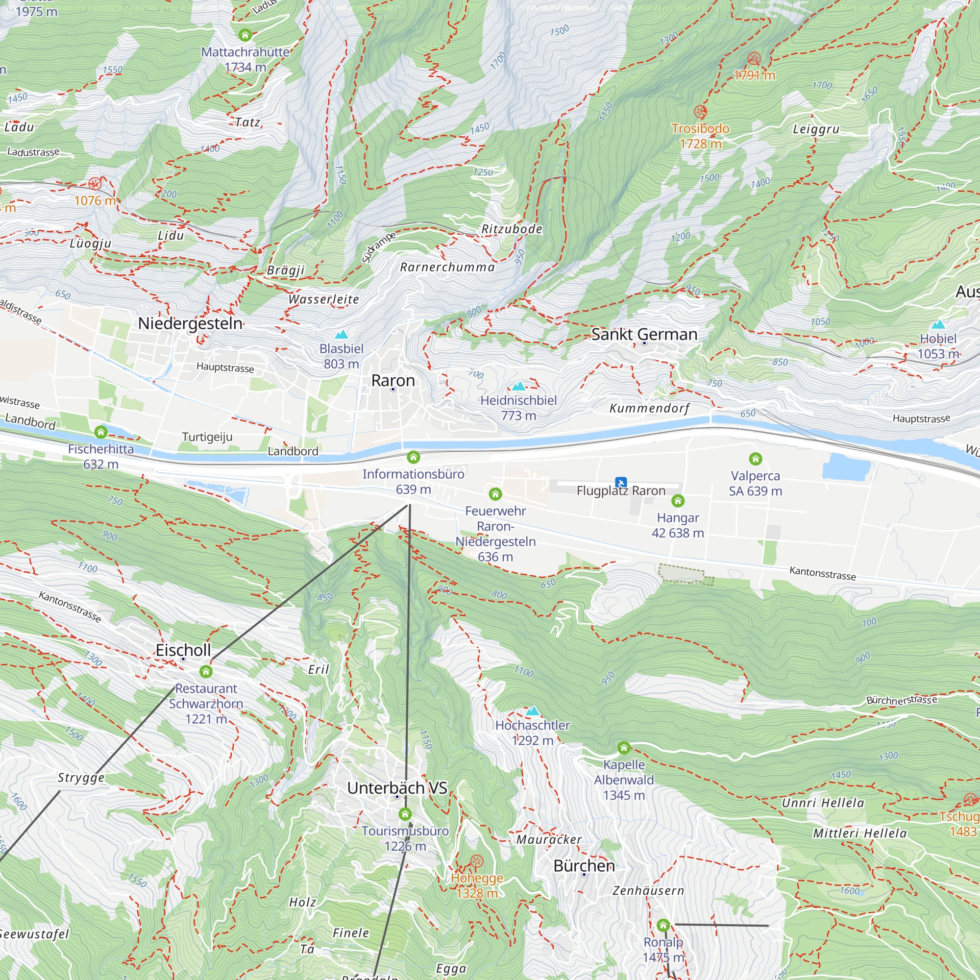 Raiffeisen Arena map