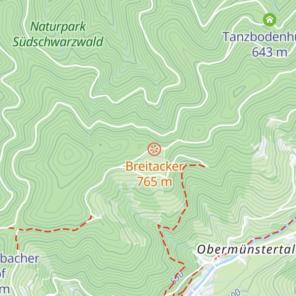 Map of Breitackerhütte