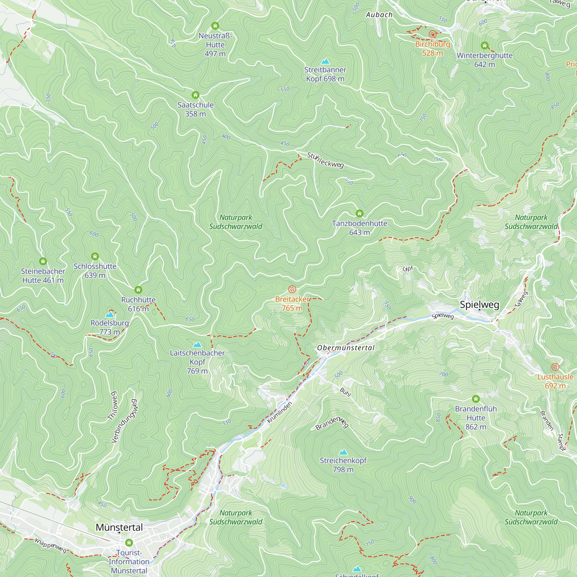 Breitackerhütte map