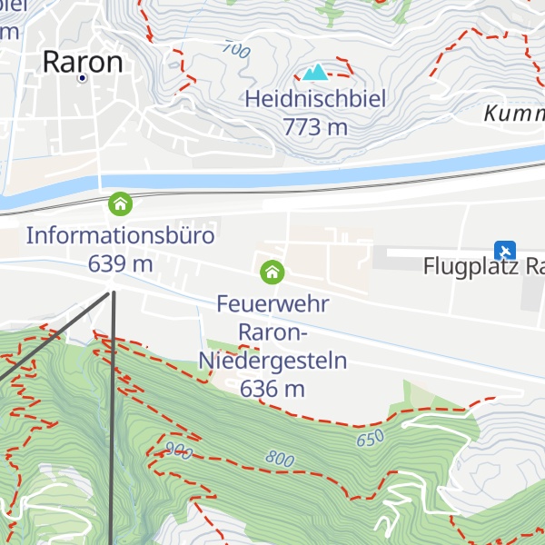 Map of Feuerwehr Raron-Niedergesteln