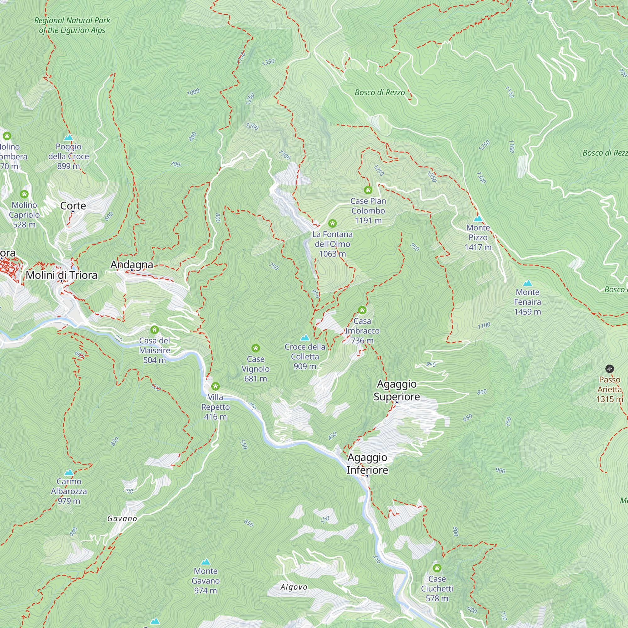 Case della Colletta map