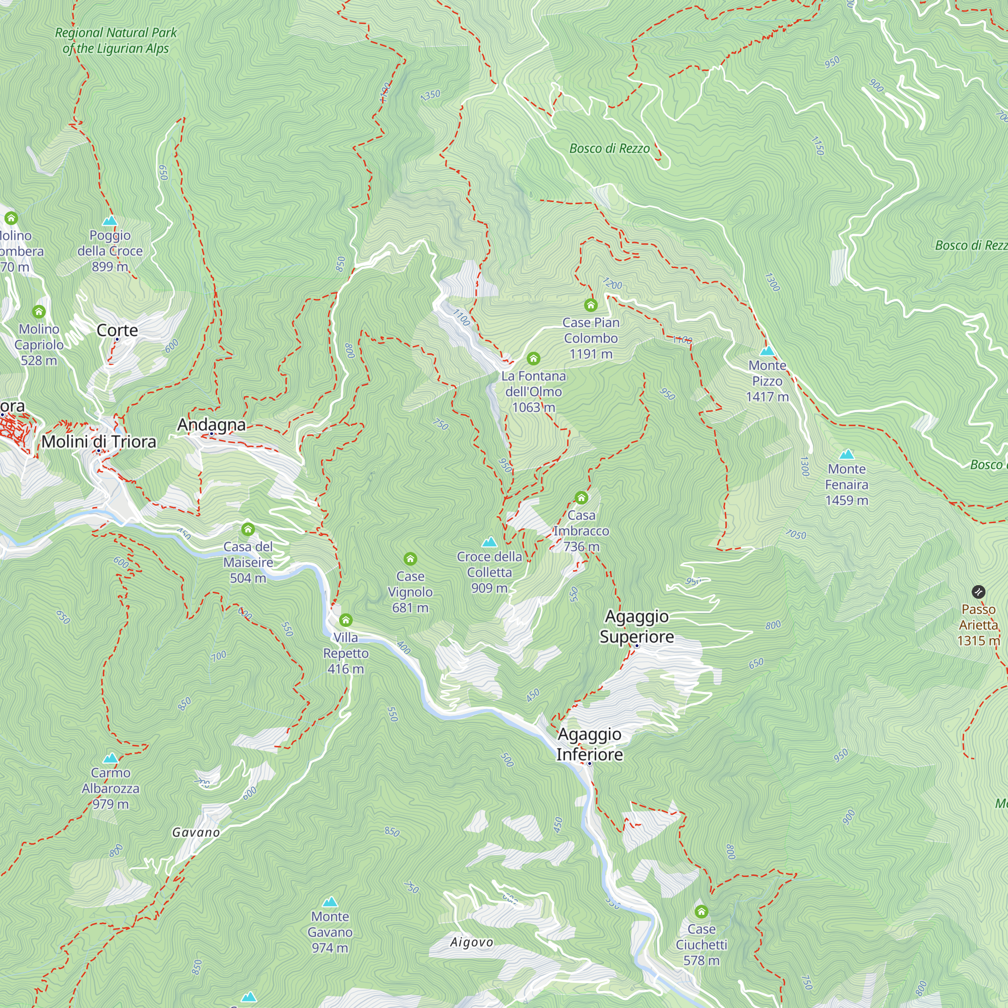Case della Colletta map