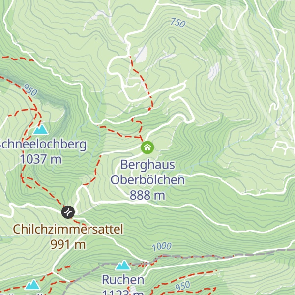 Map of Berghaus Oberbölchen
