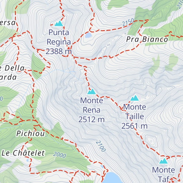 Map of Monte Rena