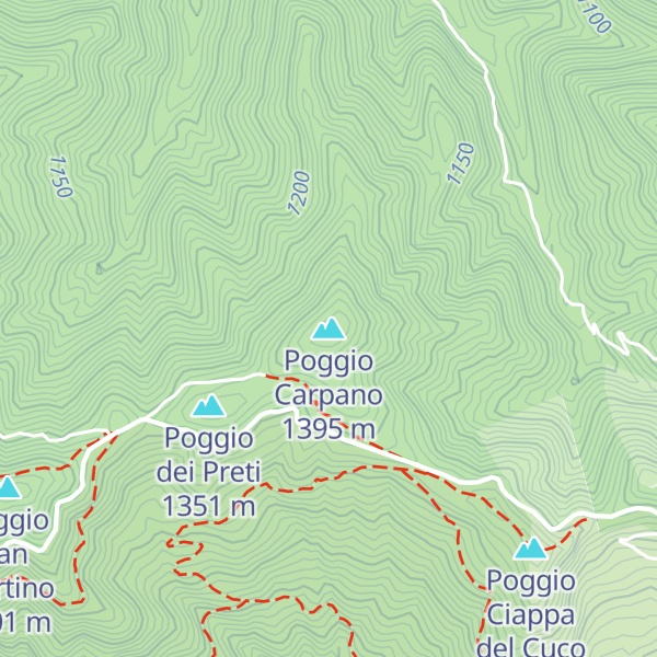 Map of Poggio Carpano