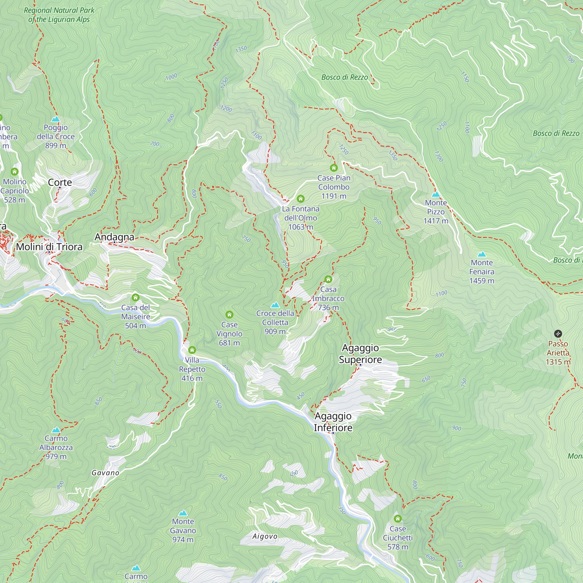 Case Mainardo map