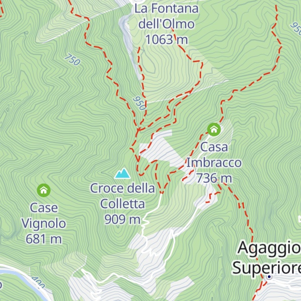 Map of Case Mainardo