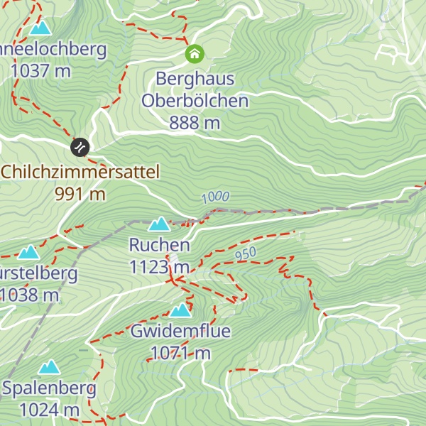 Map of Belchenflue