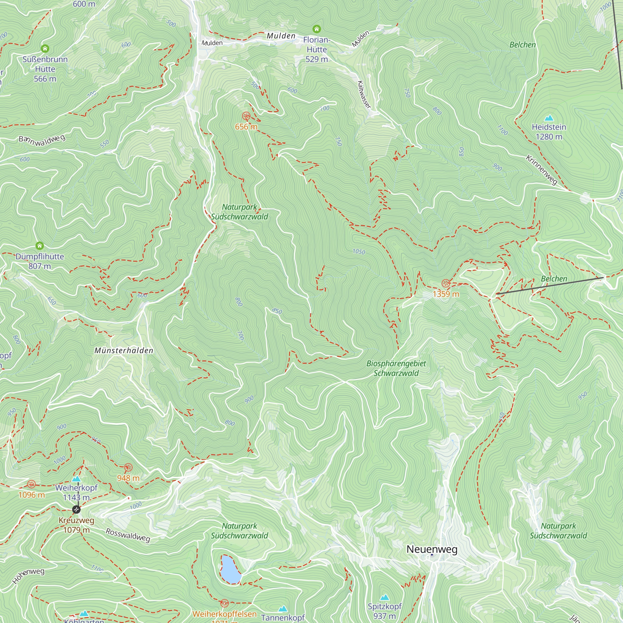 Stangenbodenhütte map