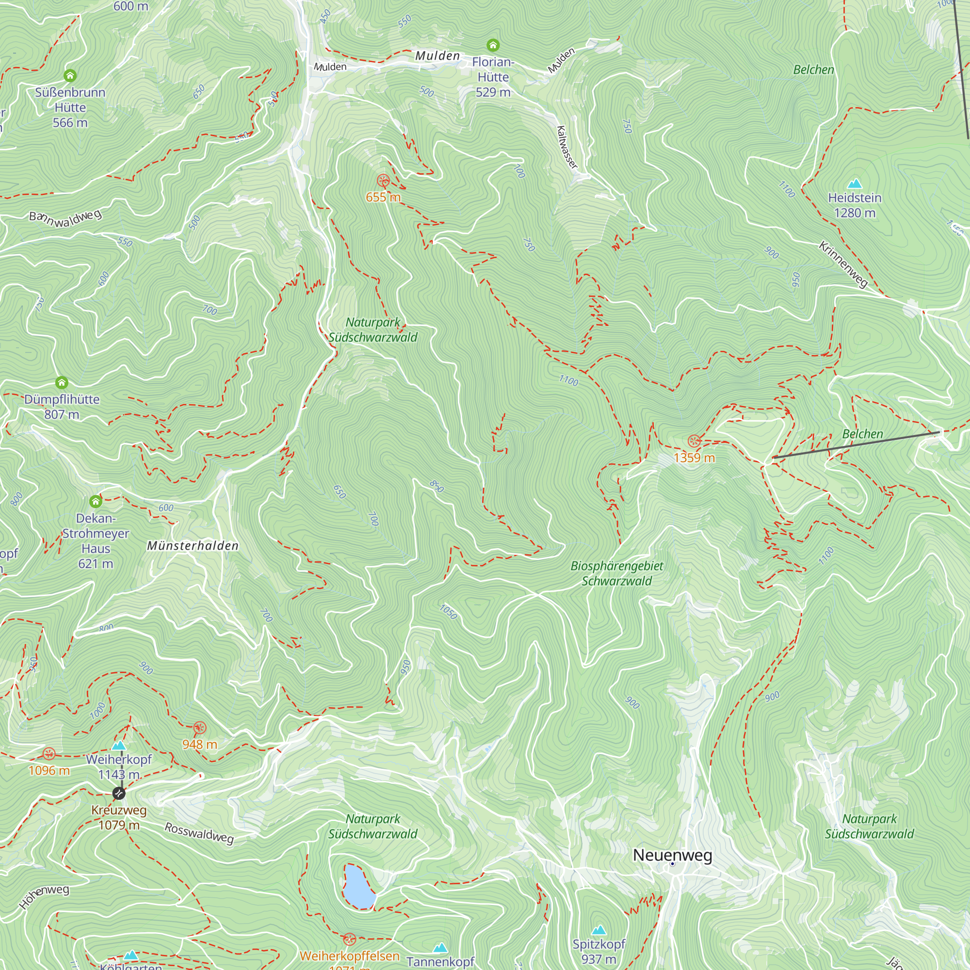 Stangenbodenhütte map