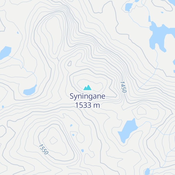 Map of Syningane