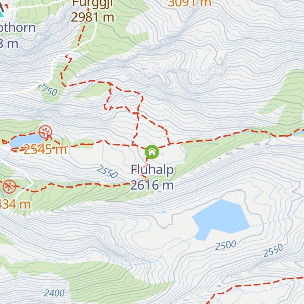 Map of Fluhalp