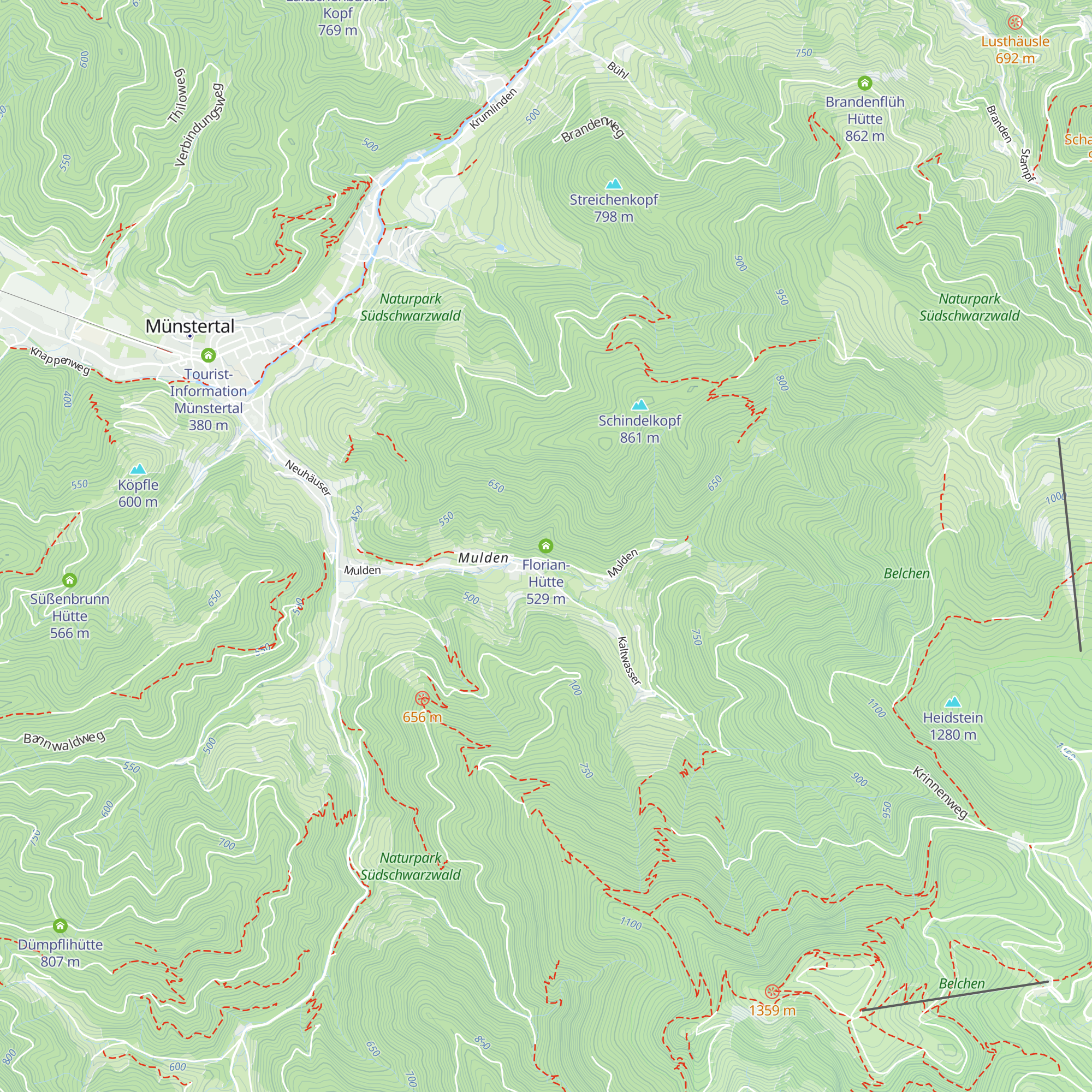 Florian-Hütte map