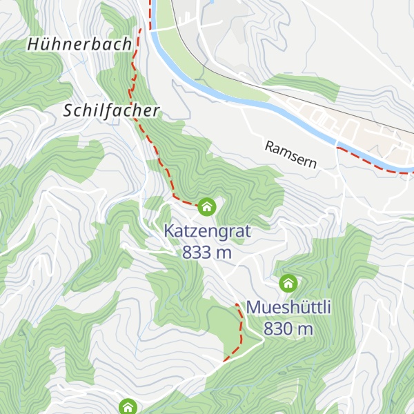 Map of Katzengrat