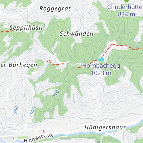 Map of Gitzichnübeli