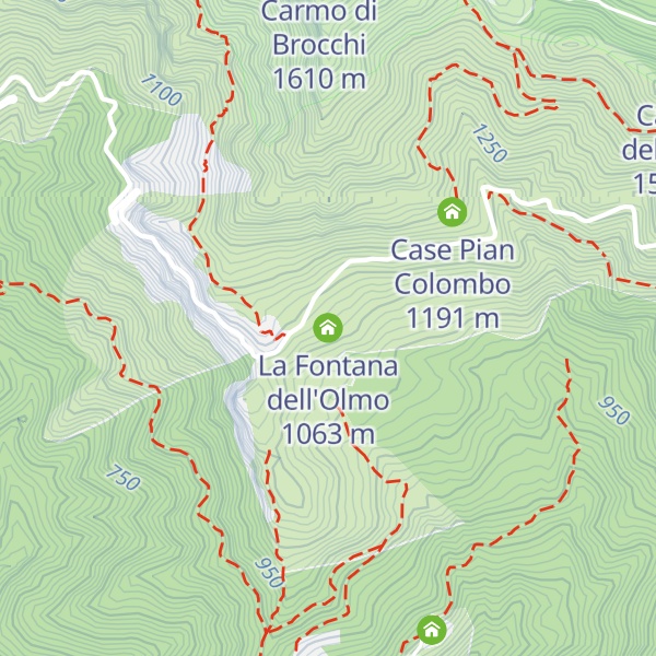 Map of La Fontana dell'Olmo