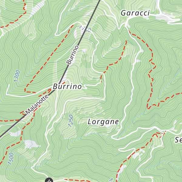 Map of Cima Ciandre