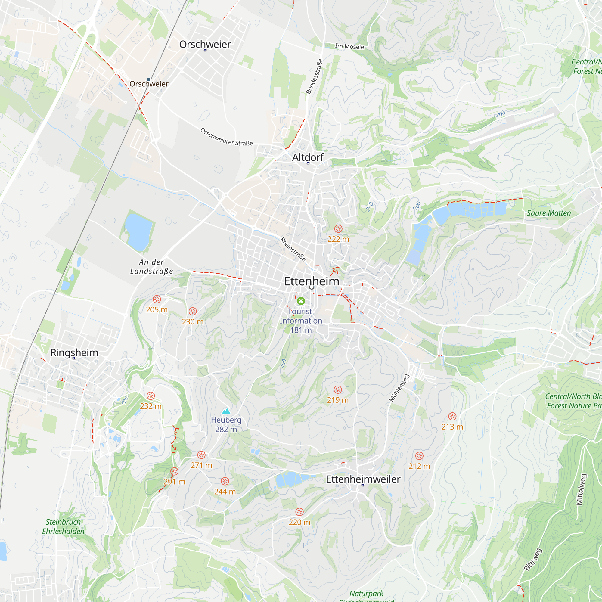 Tourist-Information map