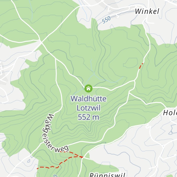 Map of Waldhütte Lotzwil