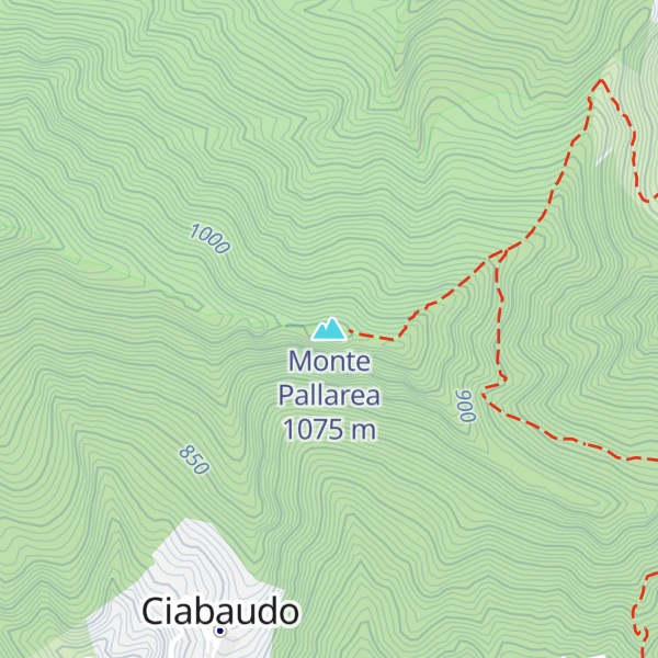 Map of Monte Pallarea