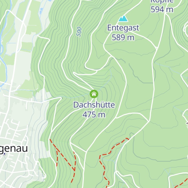 Map of Dachshütte