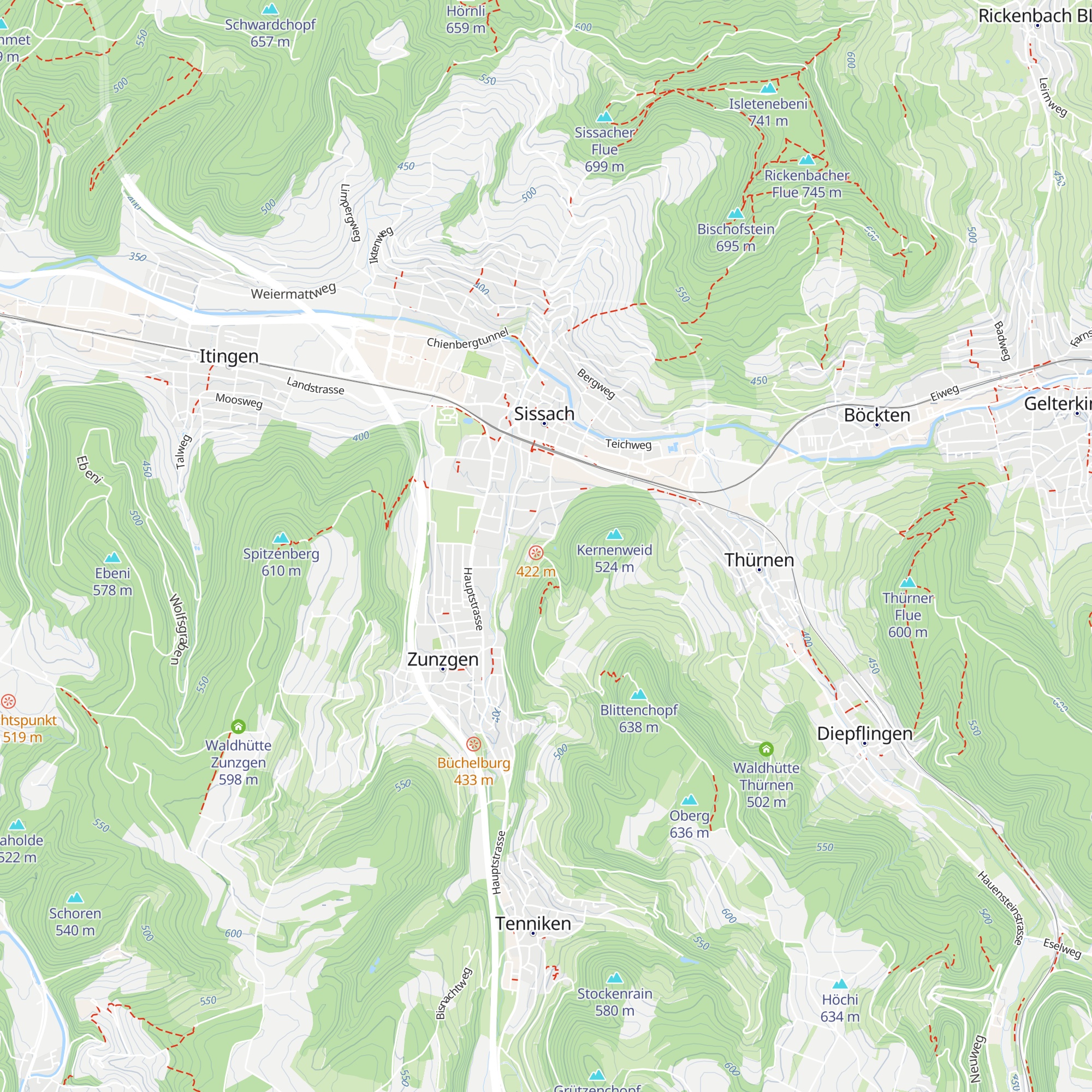 Bierkellerhütte map