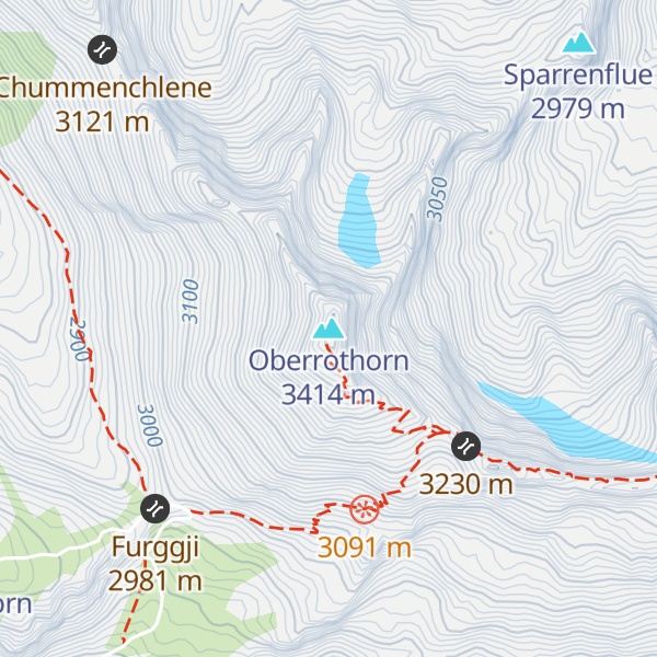 Map of Oberrothorn