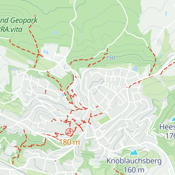 Map of Kahler Berg