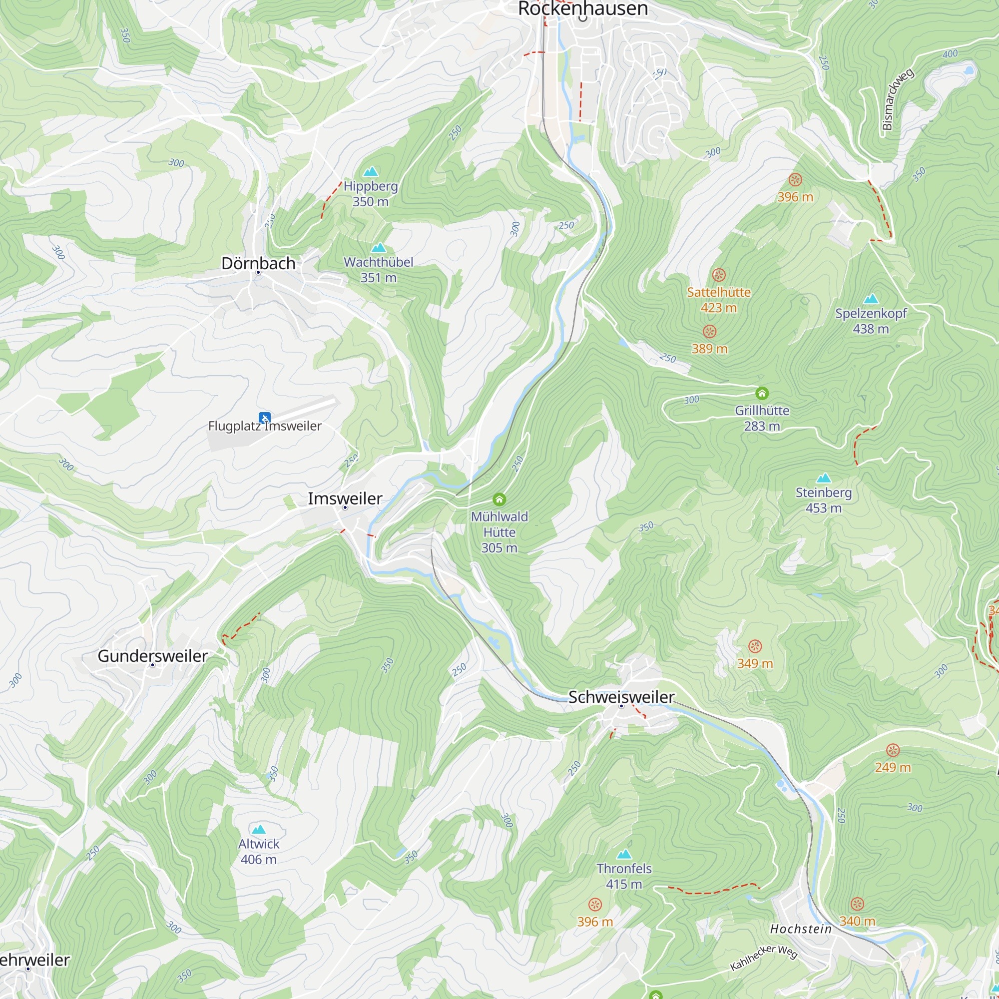 Mühlwald Hütte map