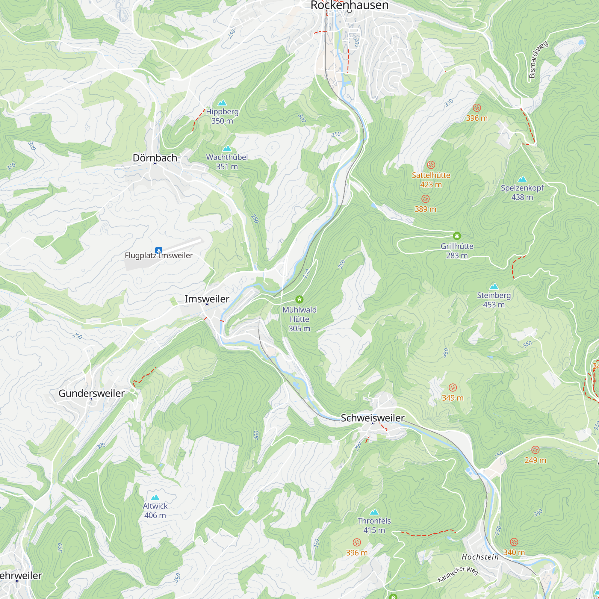 Mühlwald Hütte map