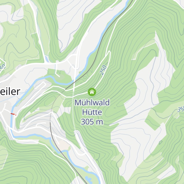Map of Mühlwald Hütte