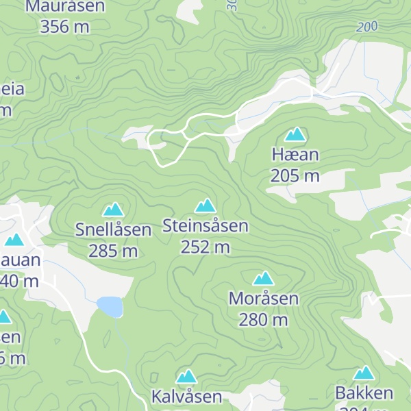 Map of Steinsåsen