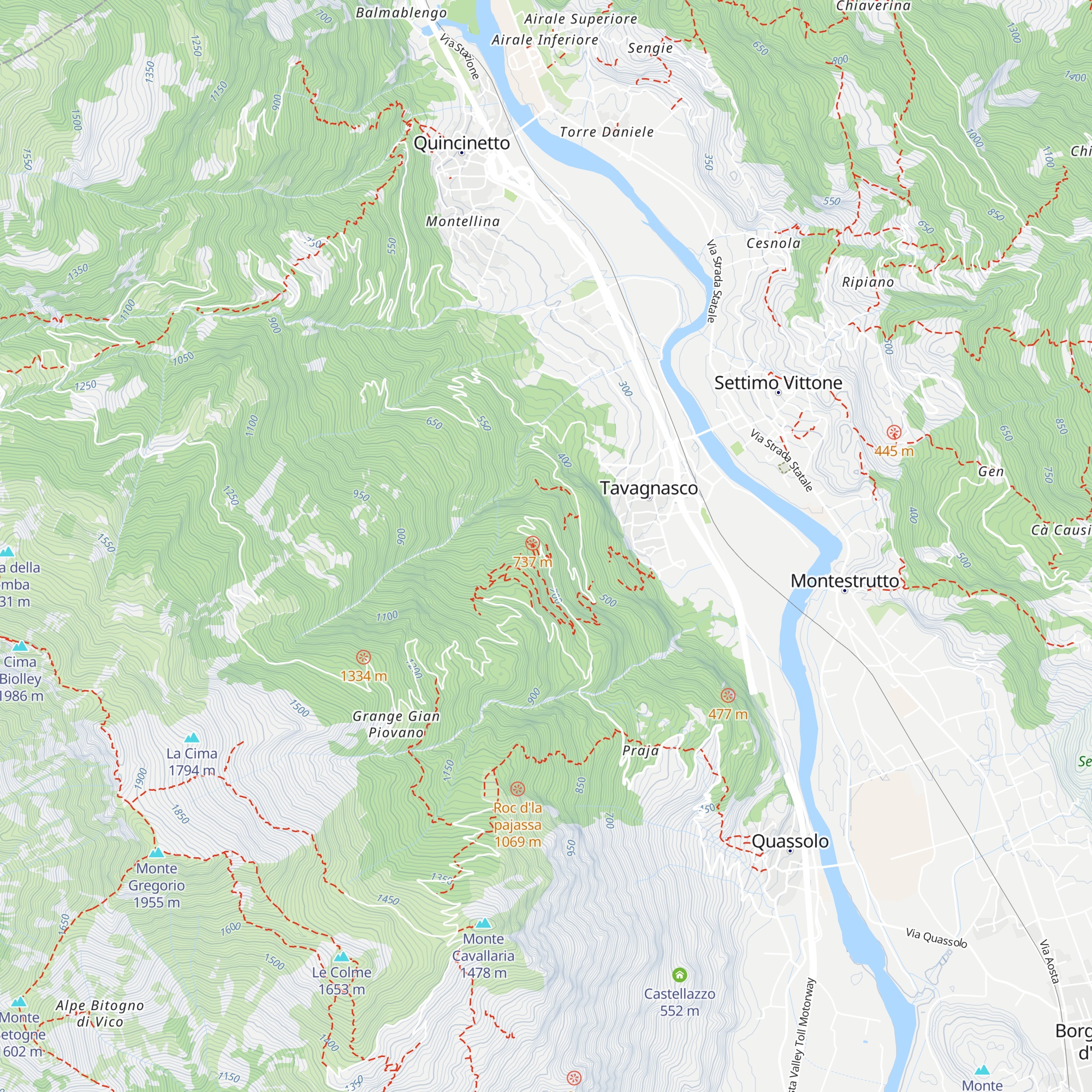 Belvedere map