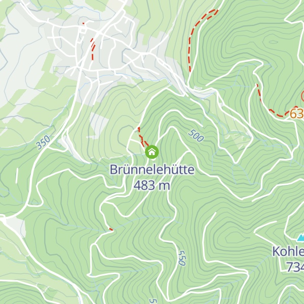 Map of Brünnelehütte