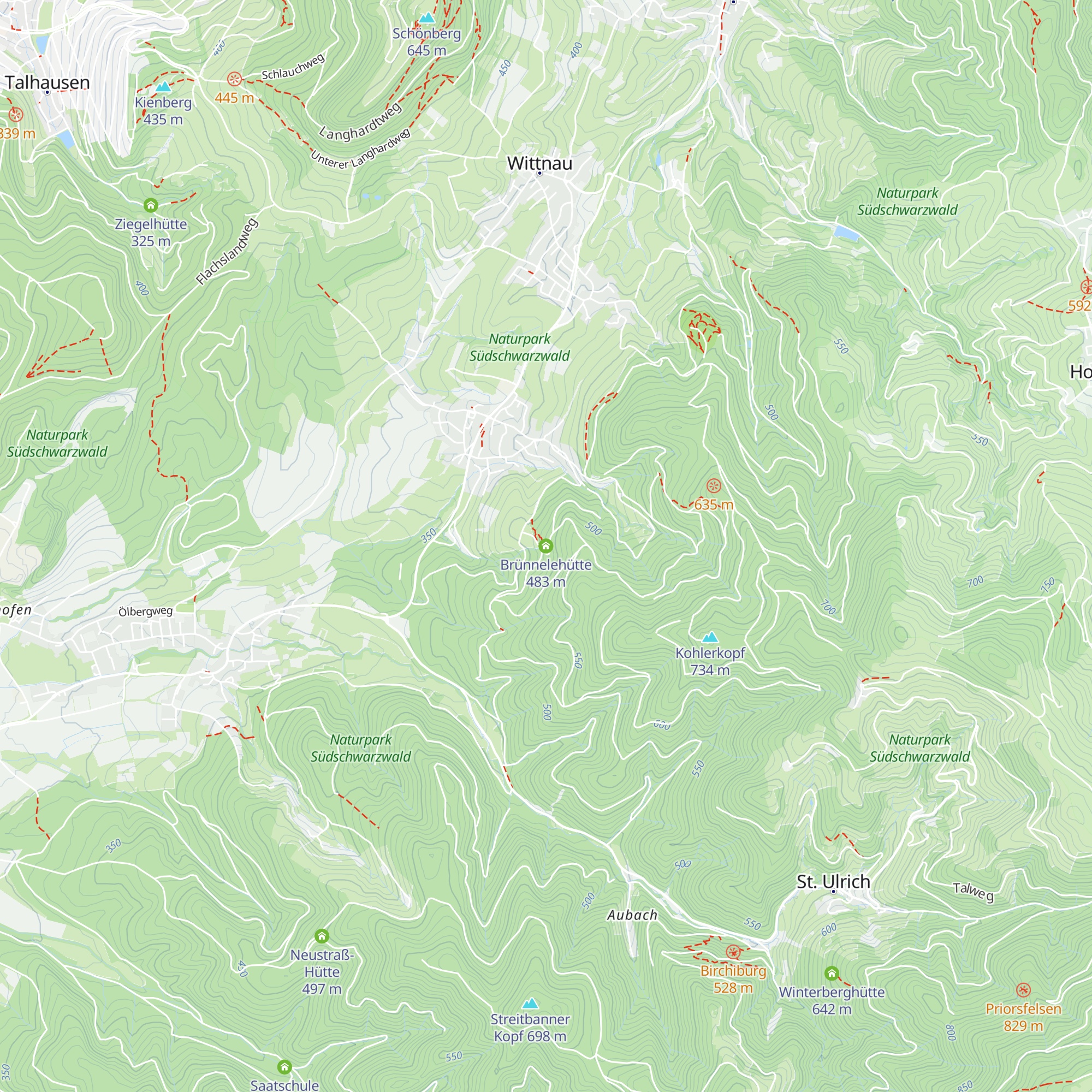Brünnelehütte map