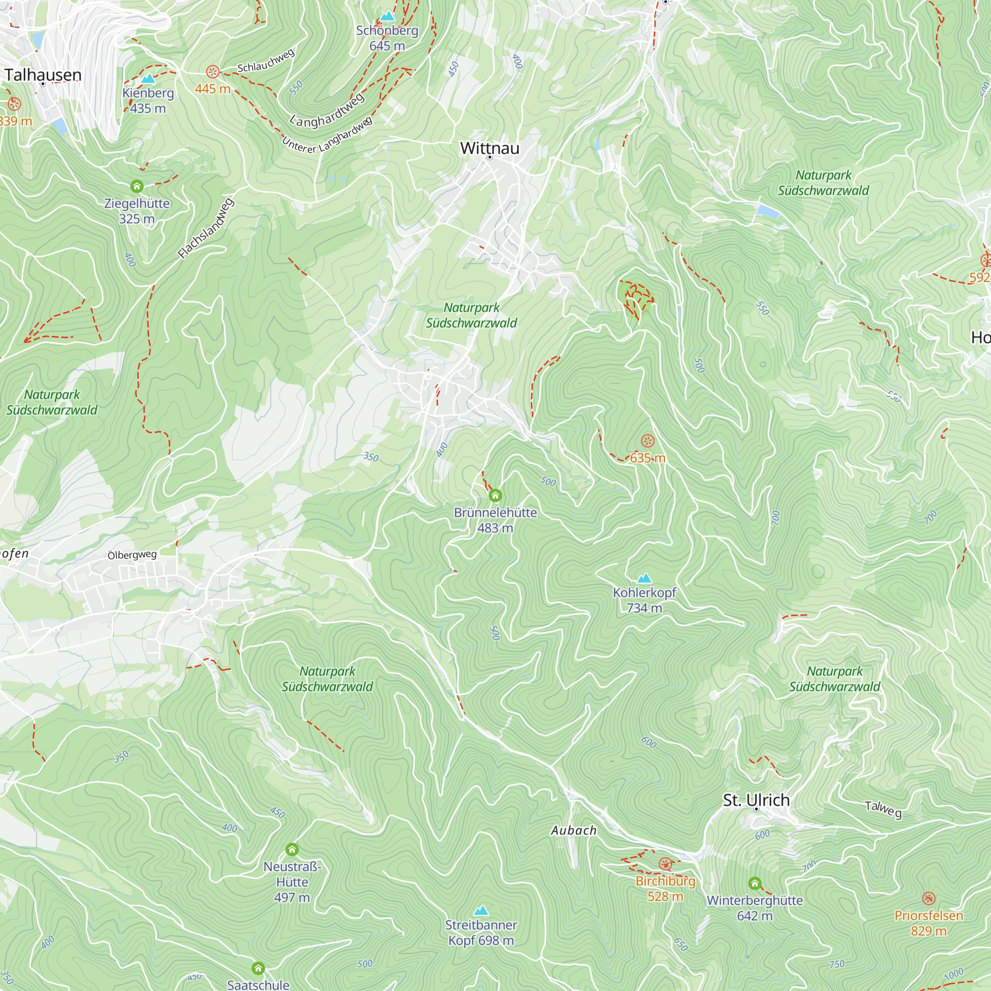 Brünnelehütte map