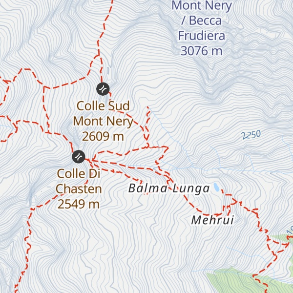 Map of Bivacco Aldo Cravetto