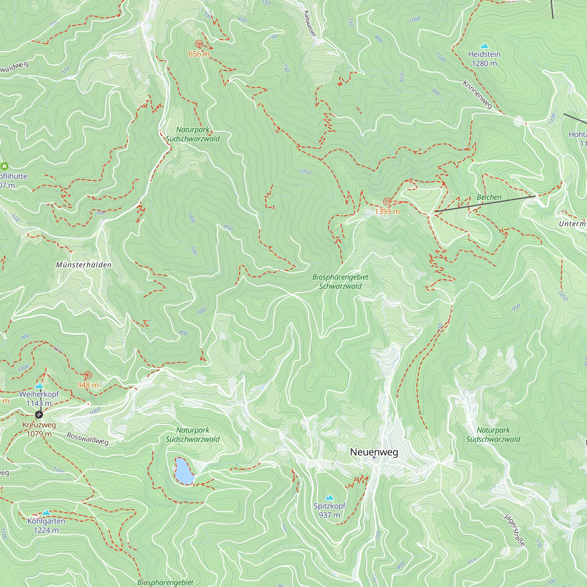 Richtstatt-Hütte map