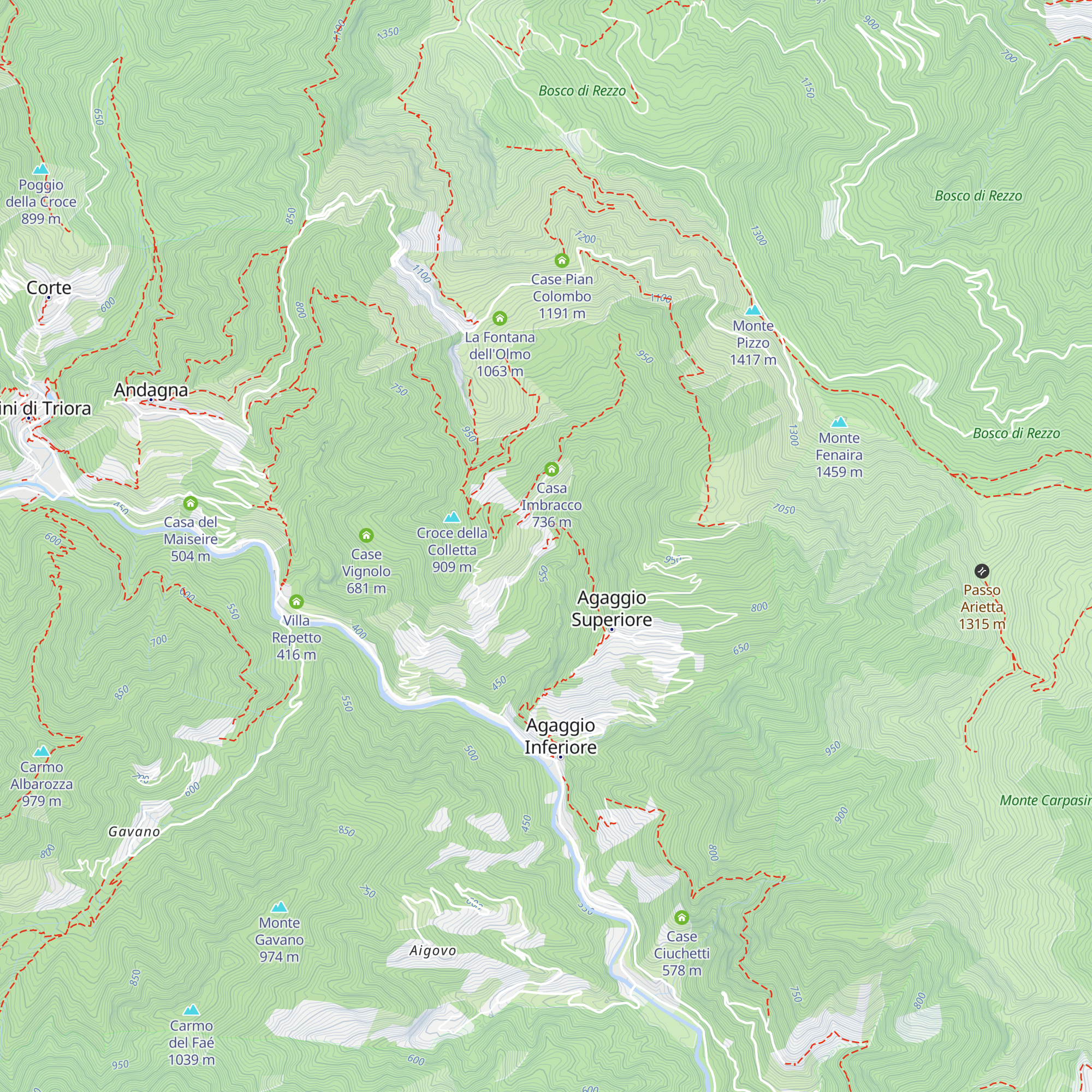 Case Vallone map