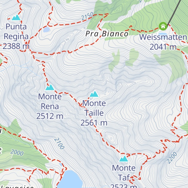 Map of Monte Taille