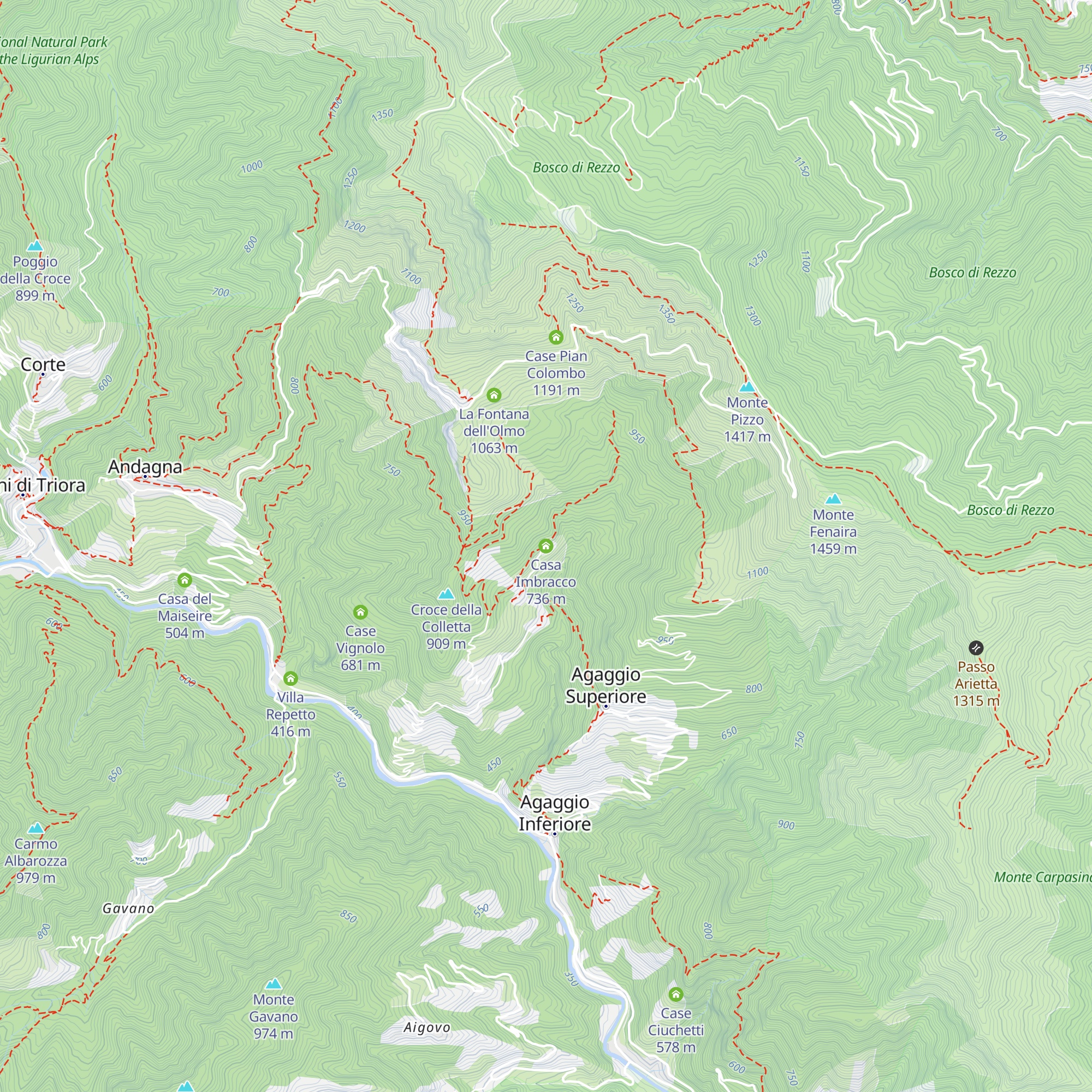 Casa Imbracco map