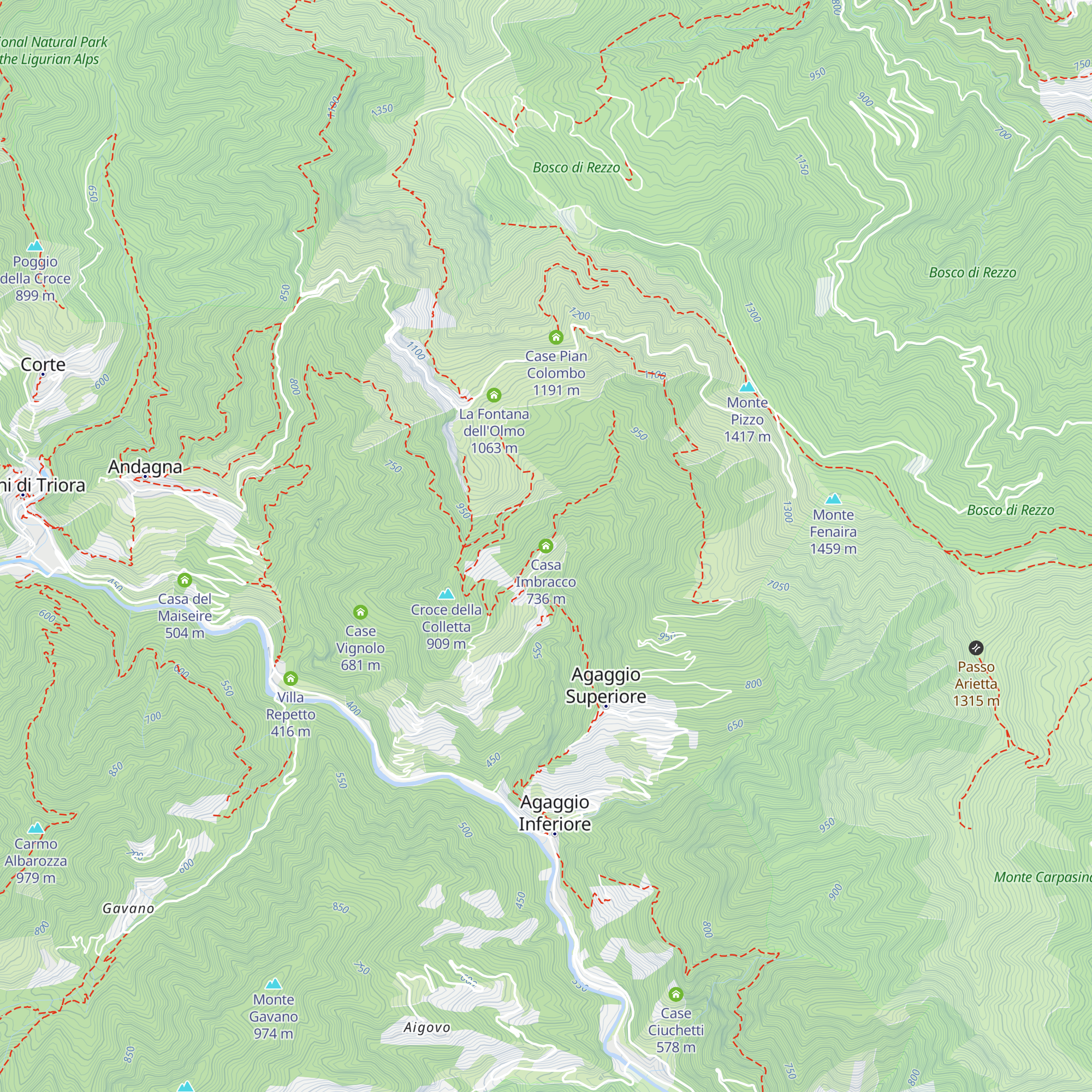 Casa Imbracco map