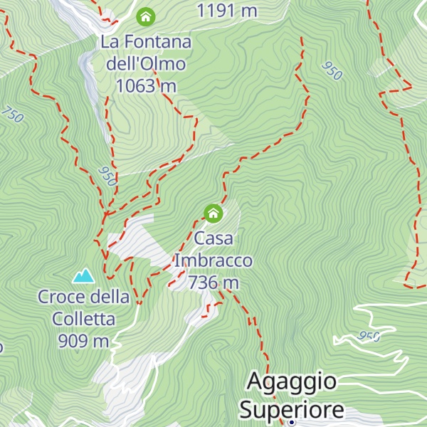 Map of Casa Imbracco